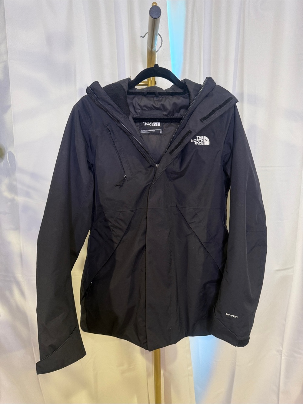 The North Face Women's Jacket M  Black Winter Fur Trim Hood